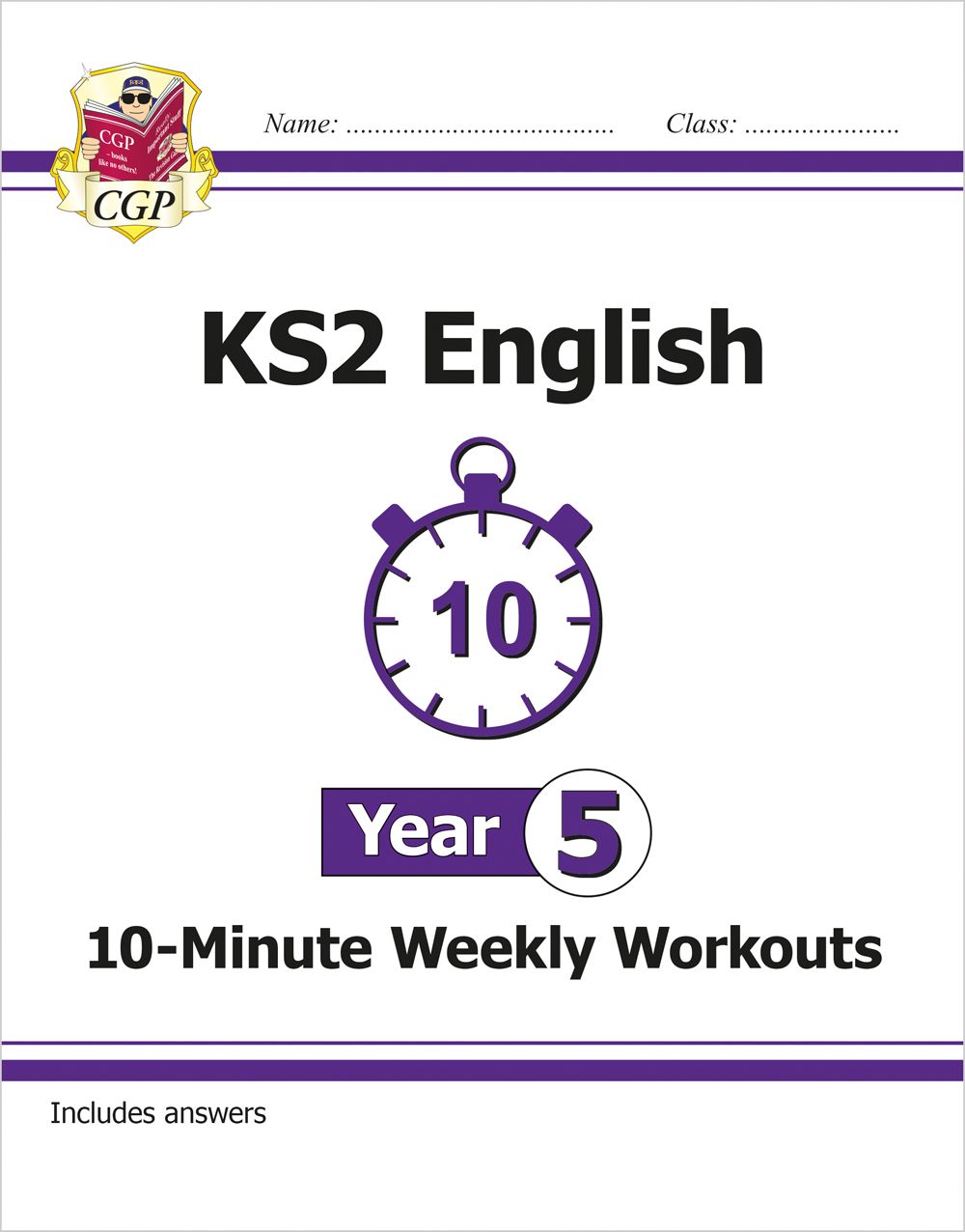 KS2 Year 5 English 10-Minute Weekly Workouts Main Image