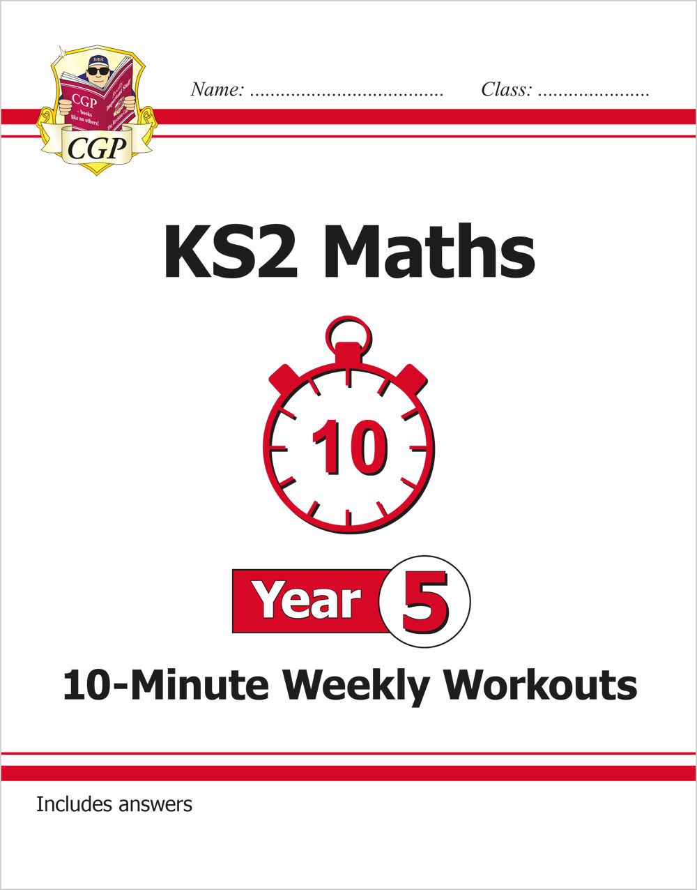 KS2 Year 5 Maths 10-Minute Weekly Workouts Main Image