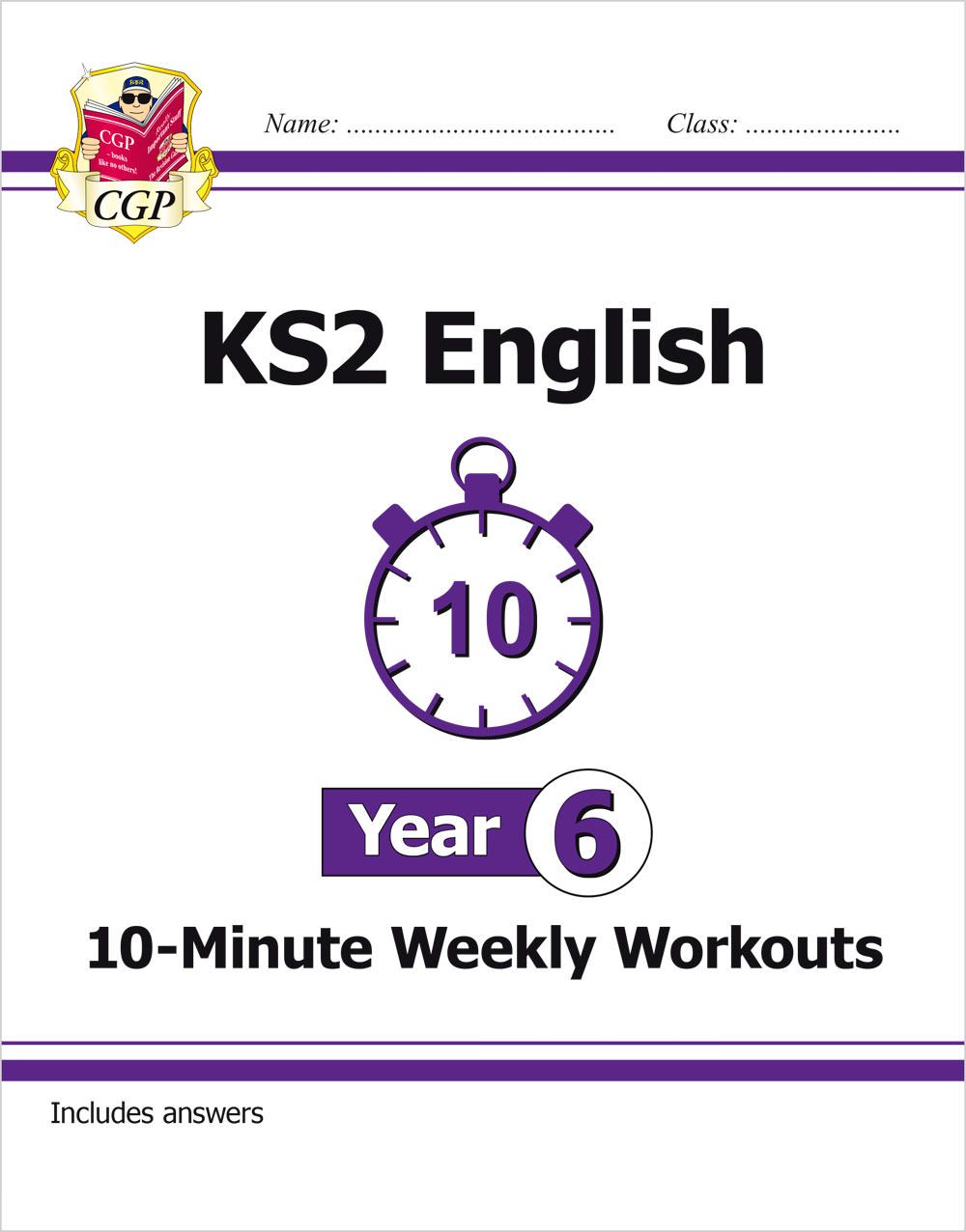 KS2 Year 6 English 10-Minute Weekly Workouts Main Image