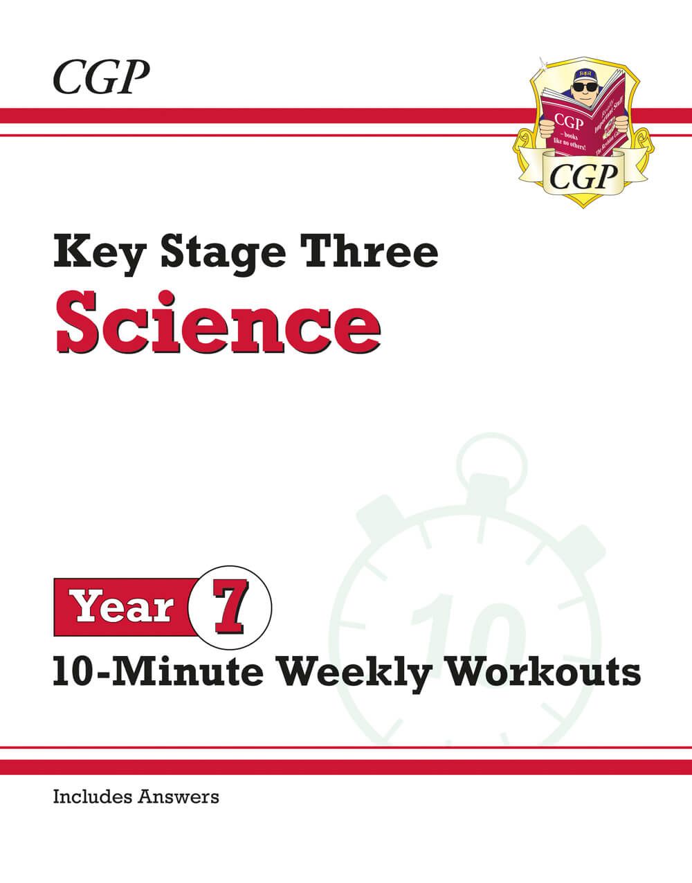 KS3 Year 7 Science 10-Minute Weekly Workouts (includes answers) Main Image