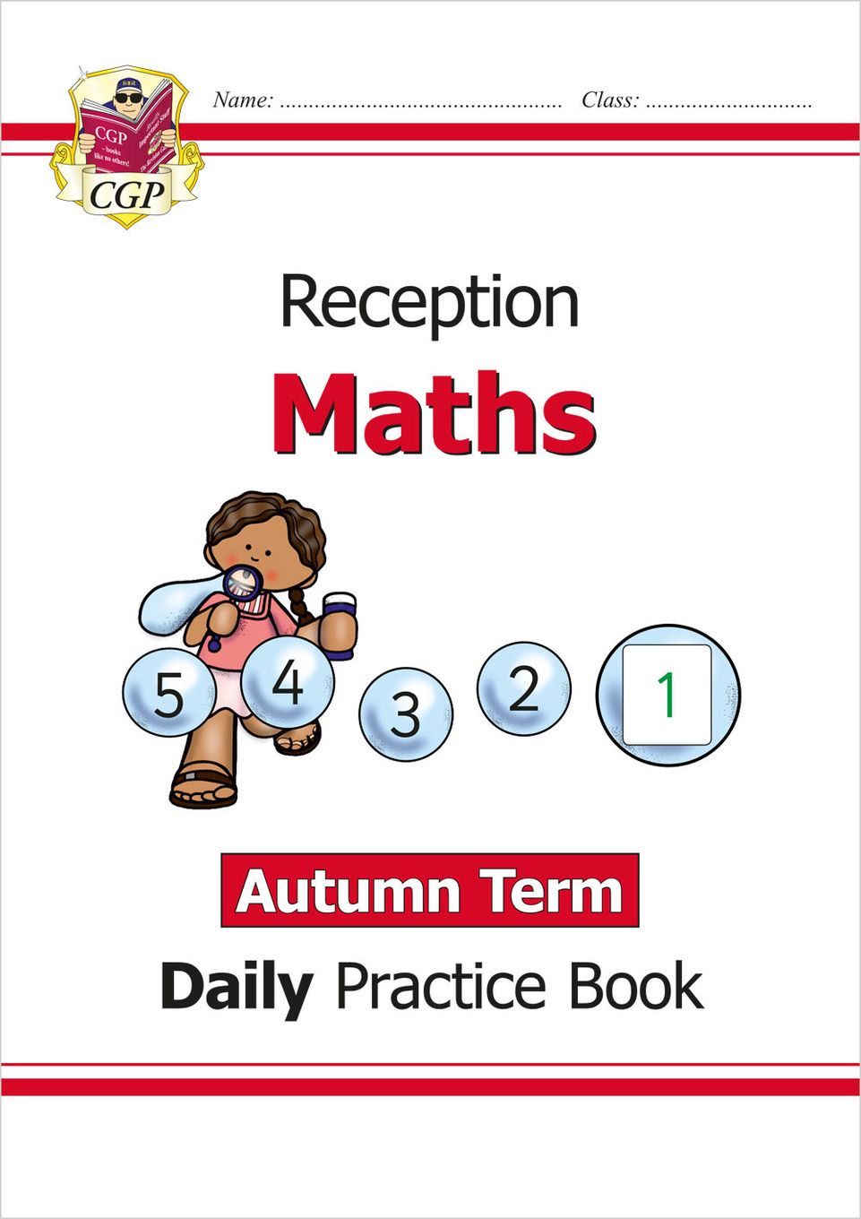 Reception Maths Daily Practice Book: Autumn Term Main Image