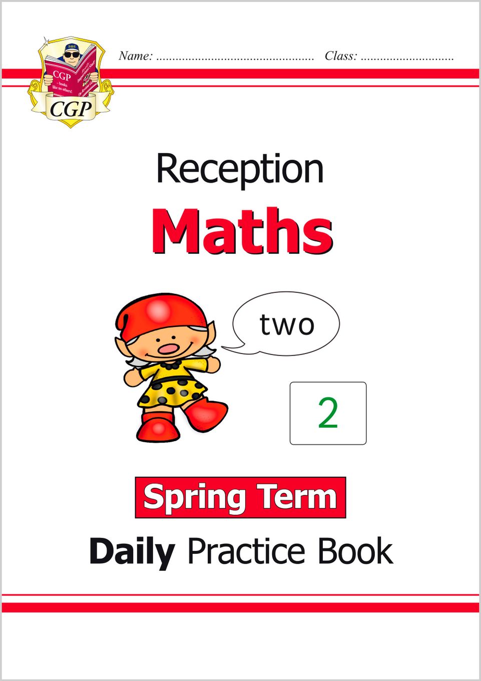 Reception Maths Daily Practice Book: Spring Term Main Image