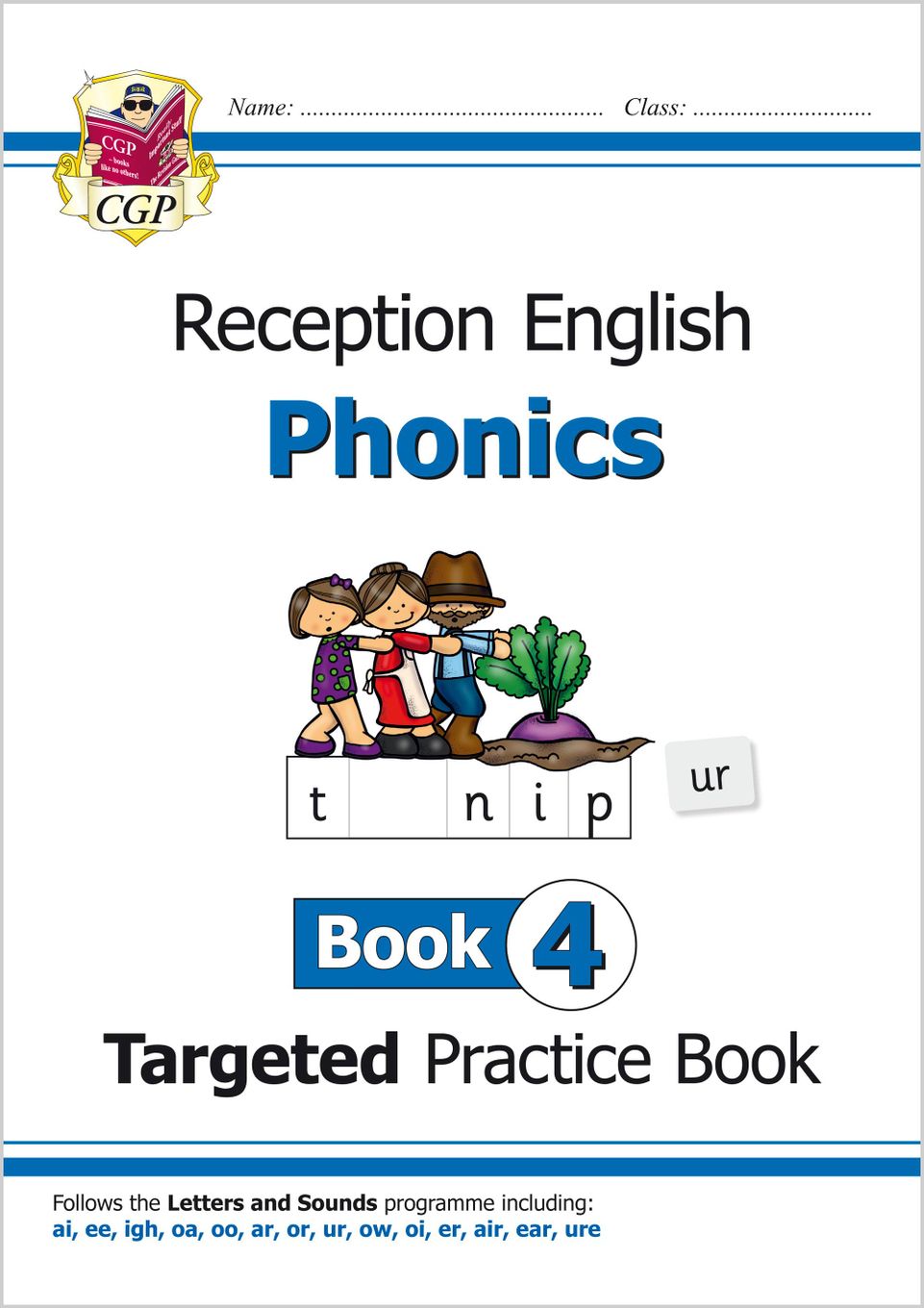 Reception Phonics Workbook Book 4 (Ages 4-5) Main Image