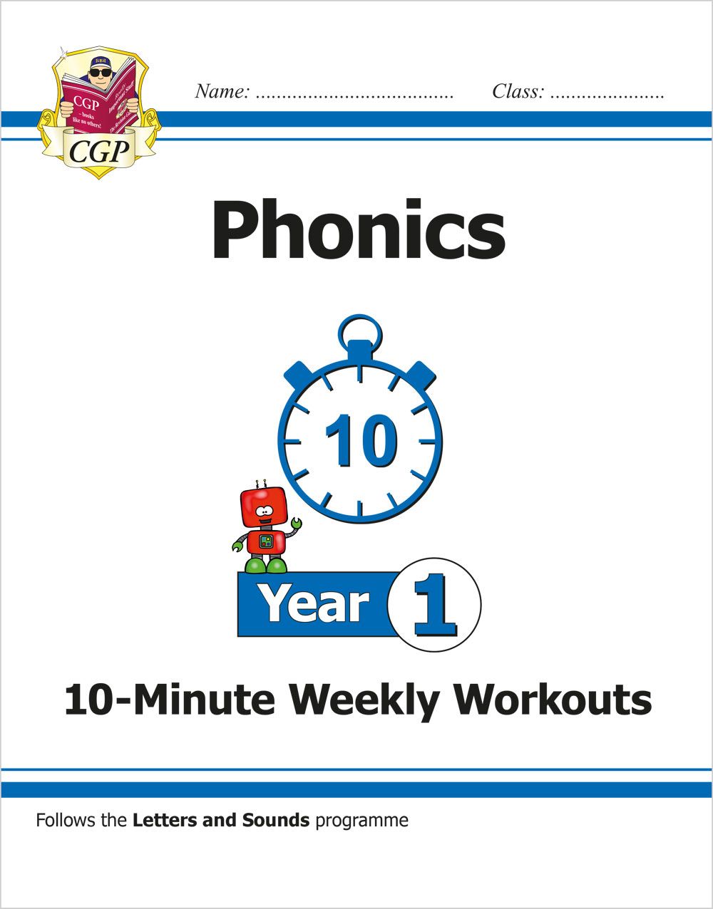 Year 1 Phonics 10-Minute Weekly Workouts (Ages 5-6) Main Image