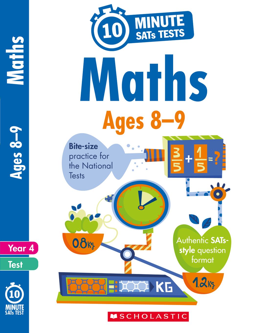 Year 4 Maths 10-Minute SATs Tests (Ages 8-9) Main Image