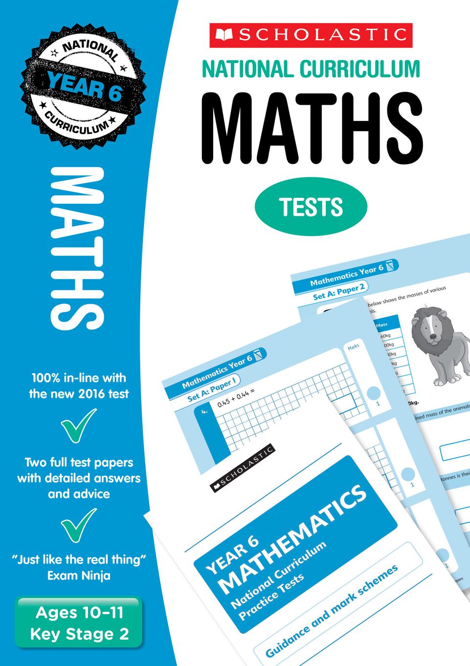Year 6 Maths SATs Practice Papers (Ages 10-11) Main Image