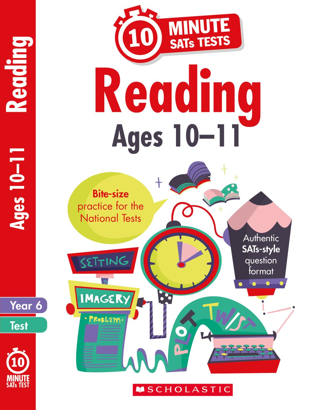 Year 6 Reading 10-Minute SATs Tests (Ages 10-11) Main Image