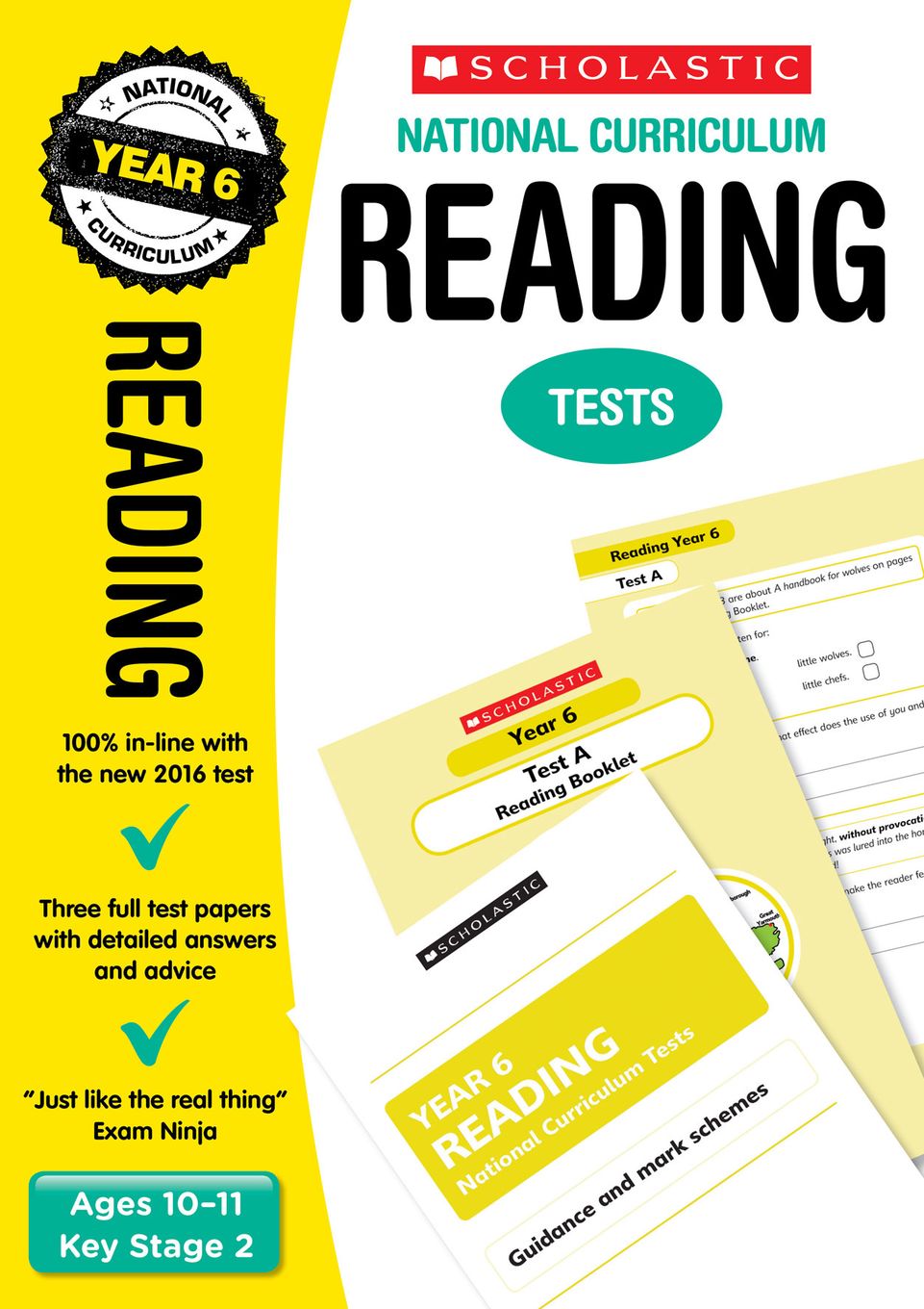 Year 6 Reading SATs Practice Papers (Ages 10-11) Main Image