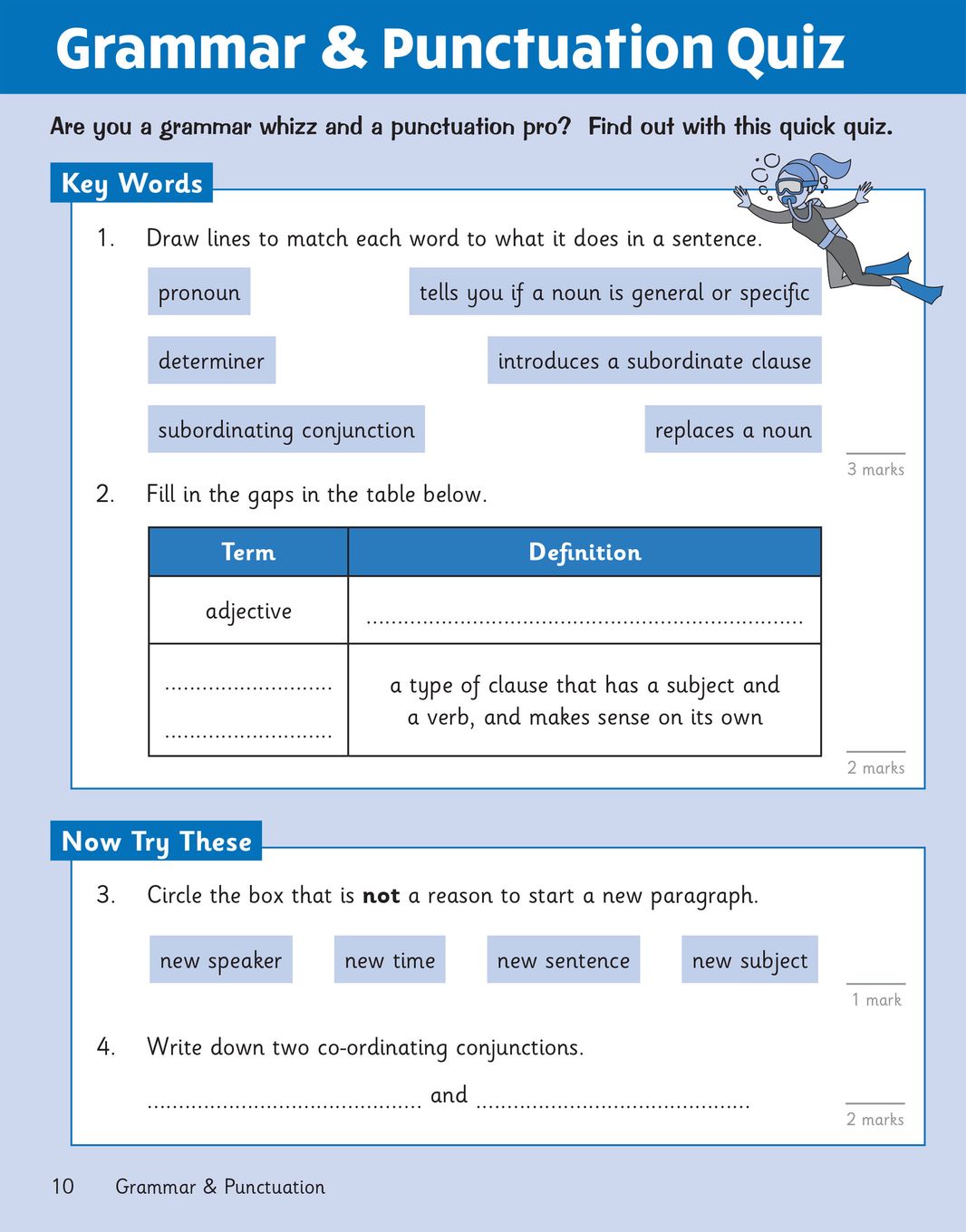 Sample of KS2 Y5 Maths English Science Knowledge Organiser Retriever CGP with Answers NEW ()