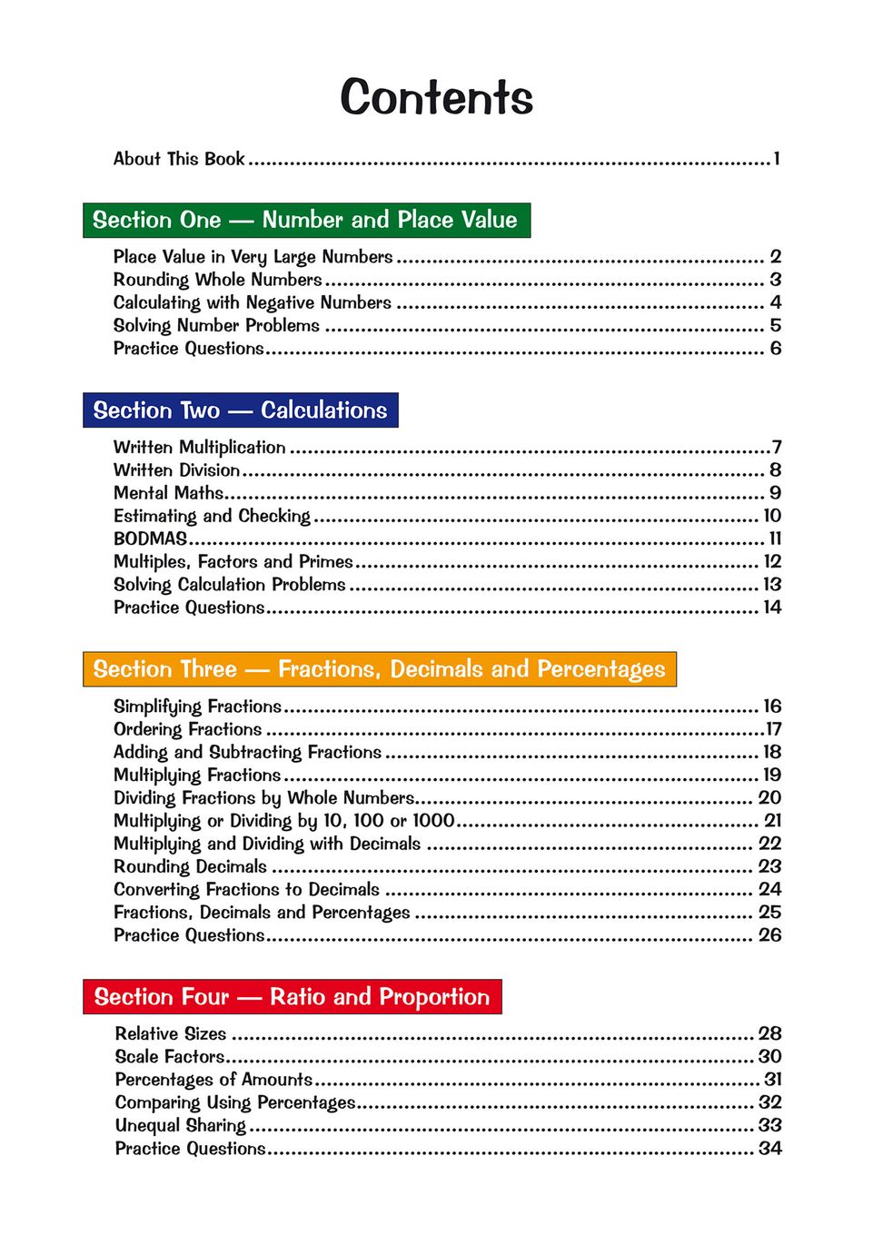 Sample of KS2 Y6 Maths Study & Question Books Ages 10-11 CGP with Answers NEW ()