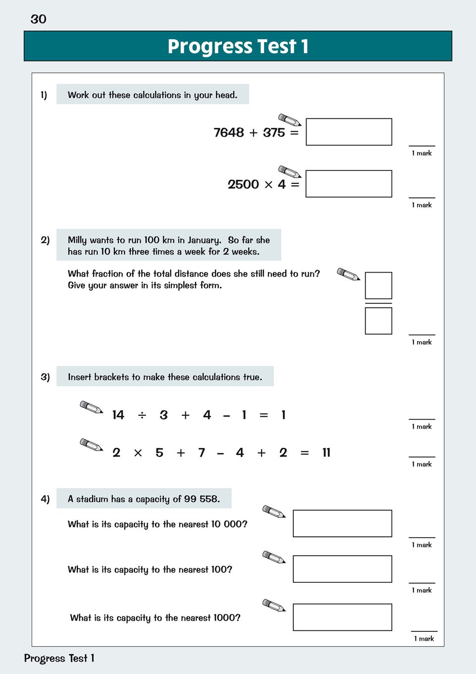 Sample of KS2 Y6 Maths Study & Question Books Ages 10-11 CGP with Answers NEW ()
