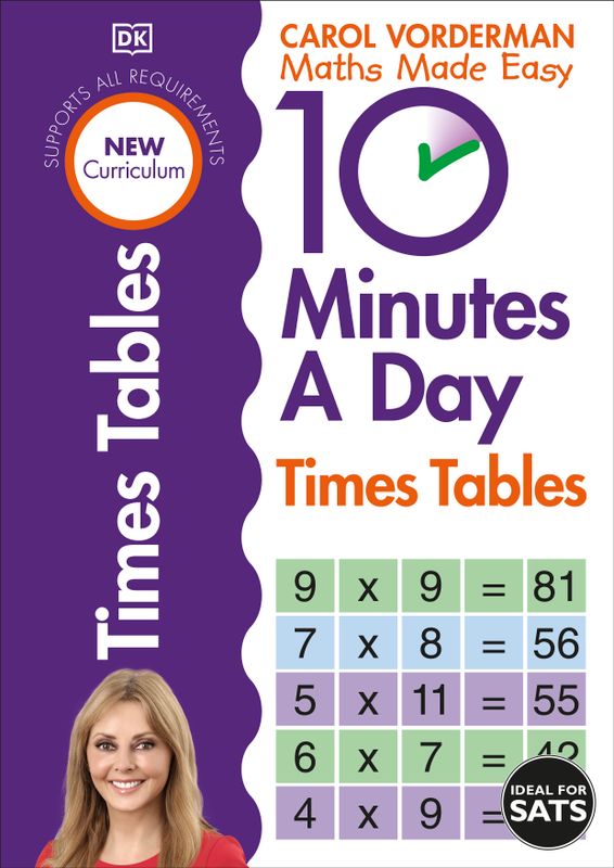 10 Minutes a Day Times Tables (Ages 7-11) Main Image