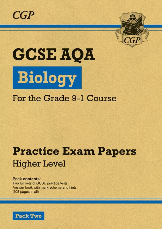 AQA GCSE Biology Practice Papers Higher Pack 2 (Ages 15-16) Main Image