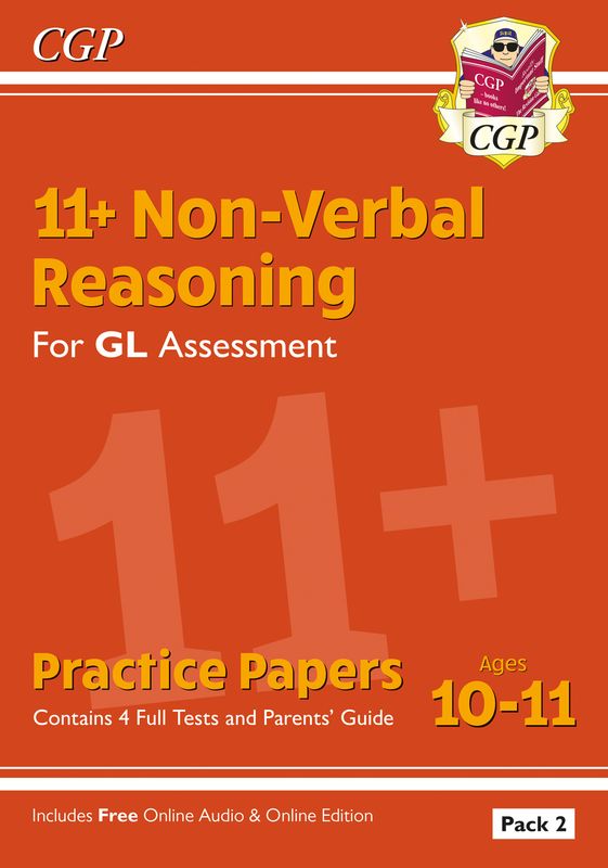 GL 11+ Non-Verbal Reasoning Practice Papers Pack 2 (Ages 10-11) Main Image