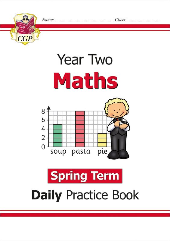 KS1 Maths Year 2 Daily Practice Book: Spring Term Main Image