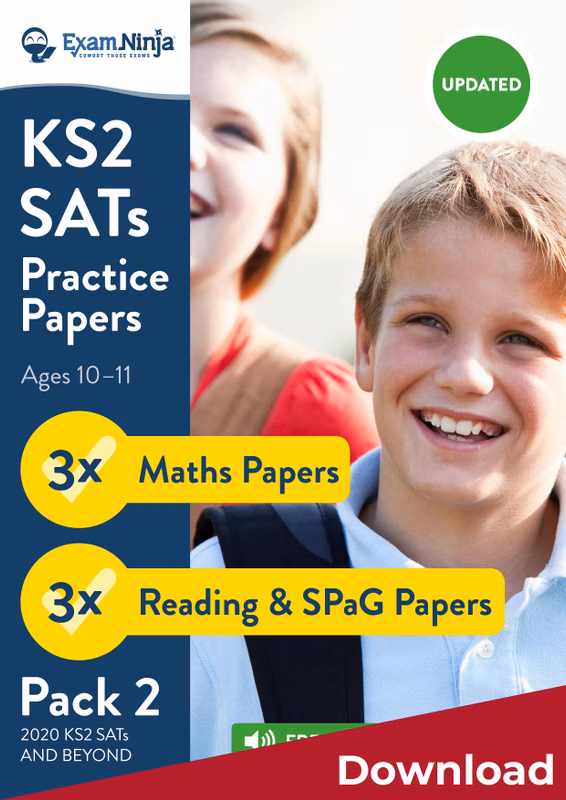 KS2 SATs Practice Papers Pack 2 Download (School Licence) Main Image